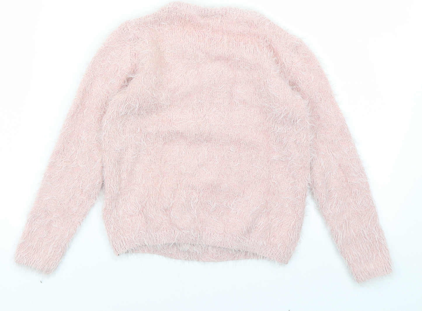 Lupilu Girls Pink  Knit Pullover Jumper Size 4-5 Years