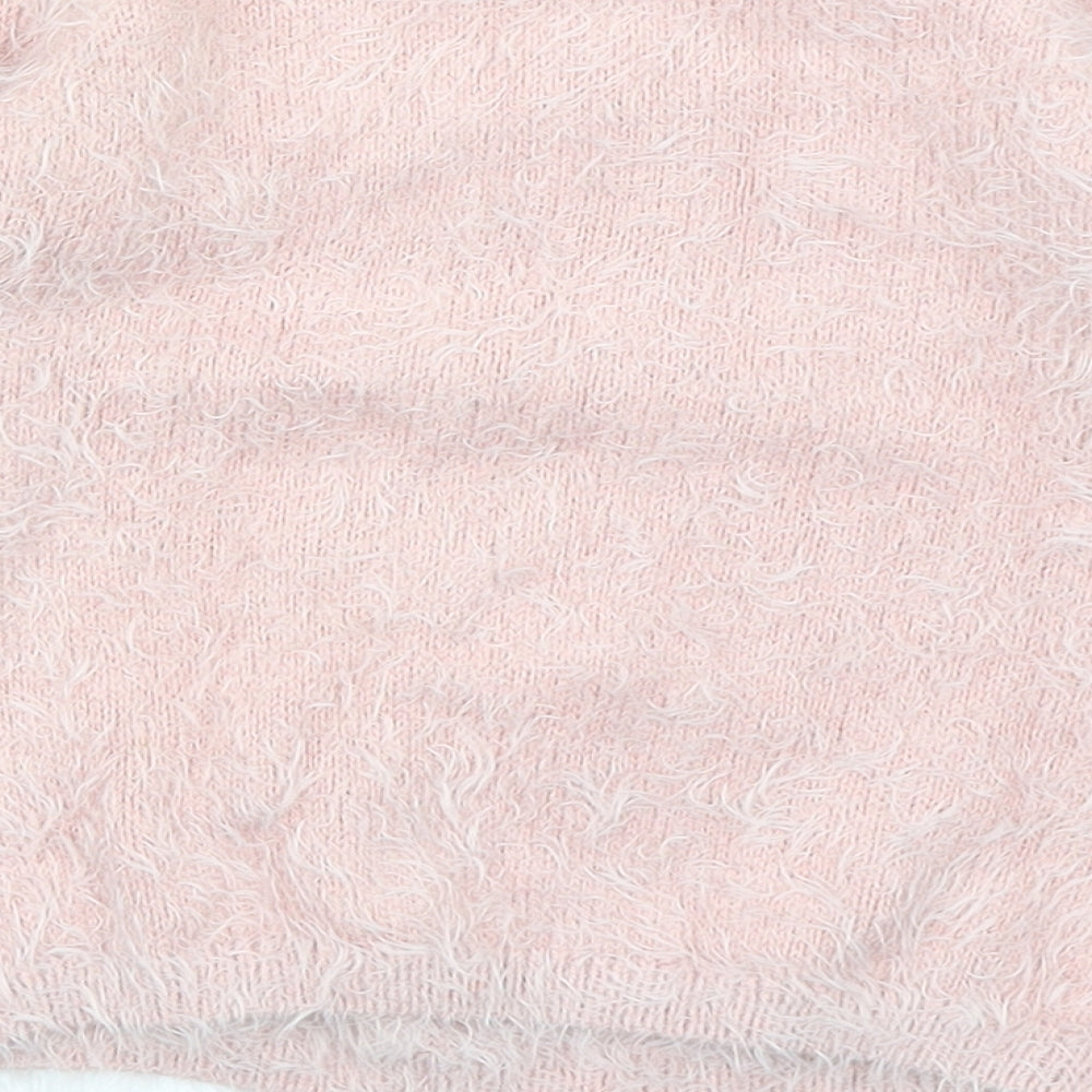 Lupilu Girls Pink  Knit Pullover Jumper Size 4-5 Years