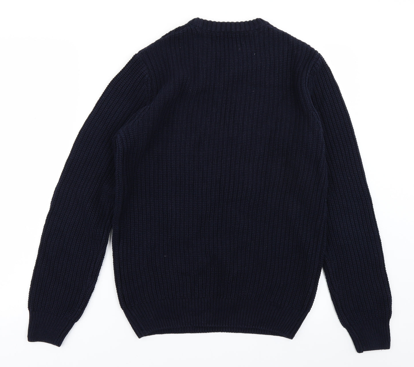Primark Mens Blue  Knit Pullover Jumper Size S