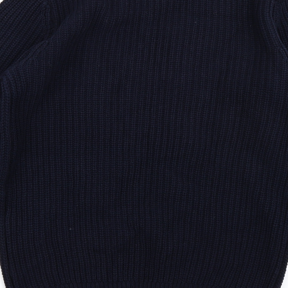 Primark Mens Blue  Knit Pullover Jumper Size S