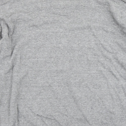 Easy Mens Grey  Knit Pullover Jumper Size XL