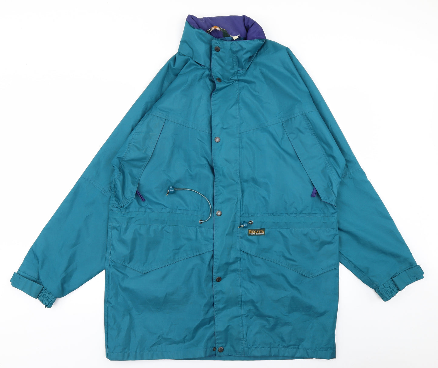 Regatta Mens Blue   Rain Coat Coat Size M