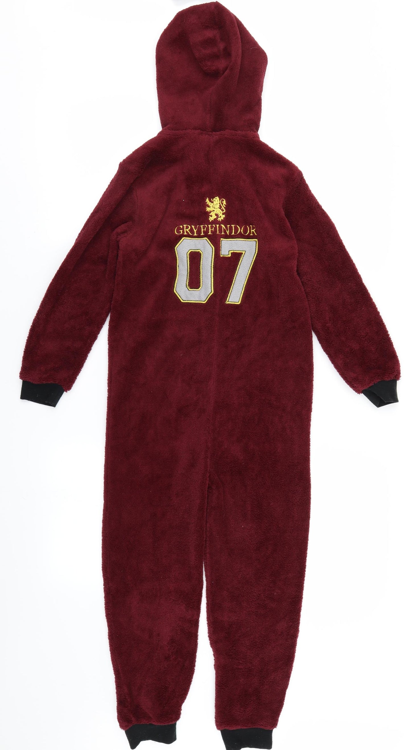 Primark Boys Red Solid Fleece  One Piece Size 8-9 Years  - Harry Potter