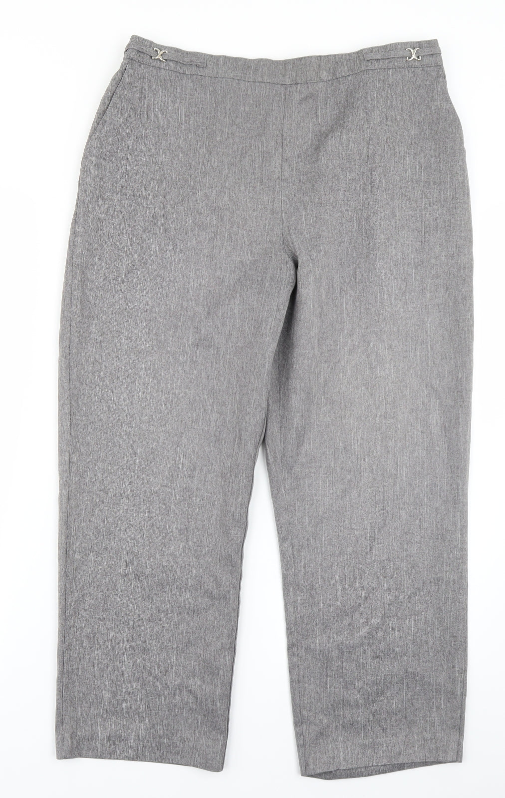 Classics Womens Grey   Trousers  Size 16 L22 in