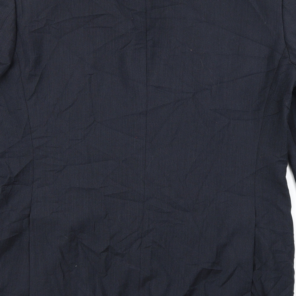 Autograph Mens Black Herringbone  Jacket Blazer Size M