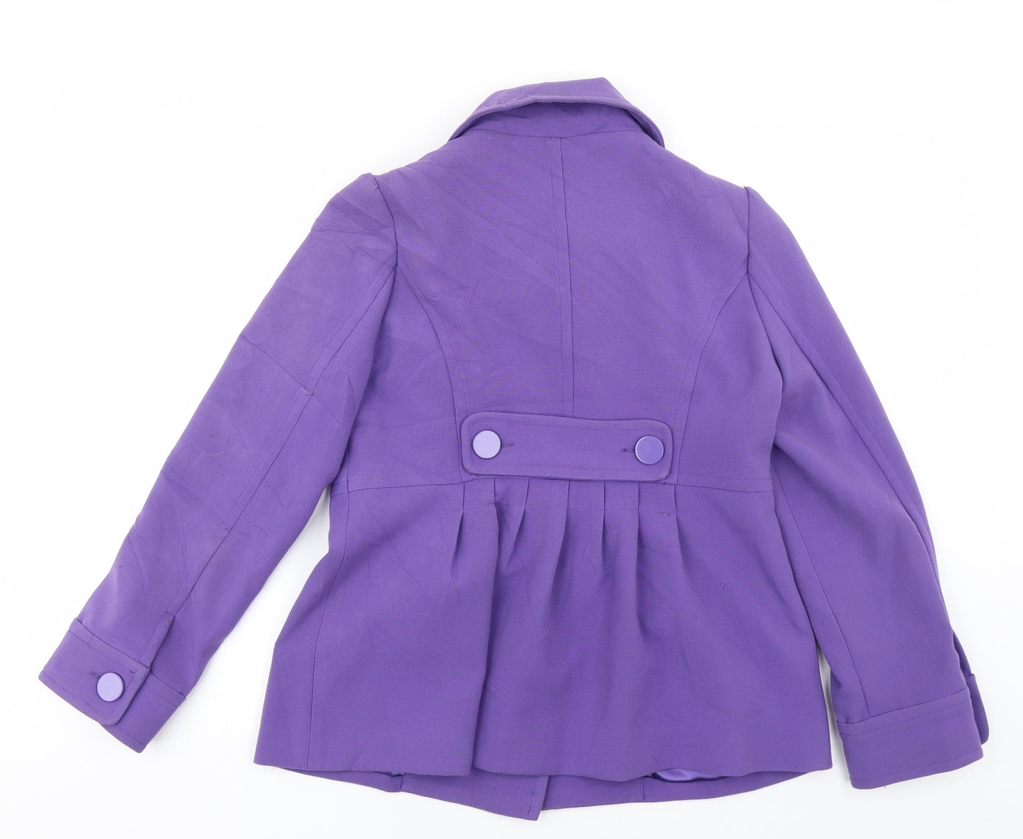 Atmosphere Womens Purple   Overcoat Coat Size 12