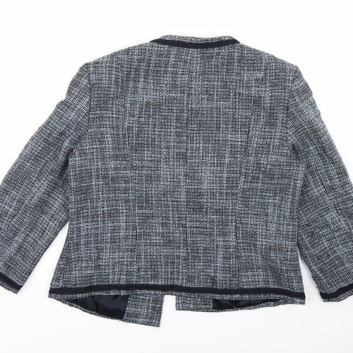 Viyela Womens Blue   Jacket Blazer Size 16