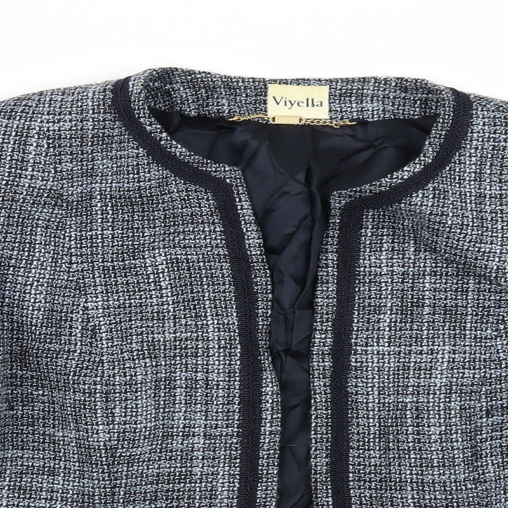 Viyela Womens Blue   Jacket Blazer Size 16