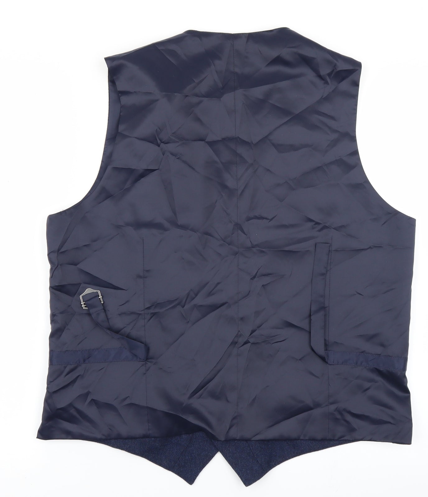 M&S Mens Blue   Jacket Suit Waistcoat Size L