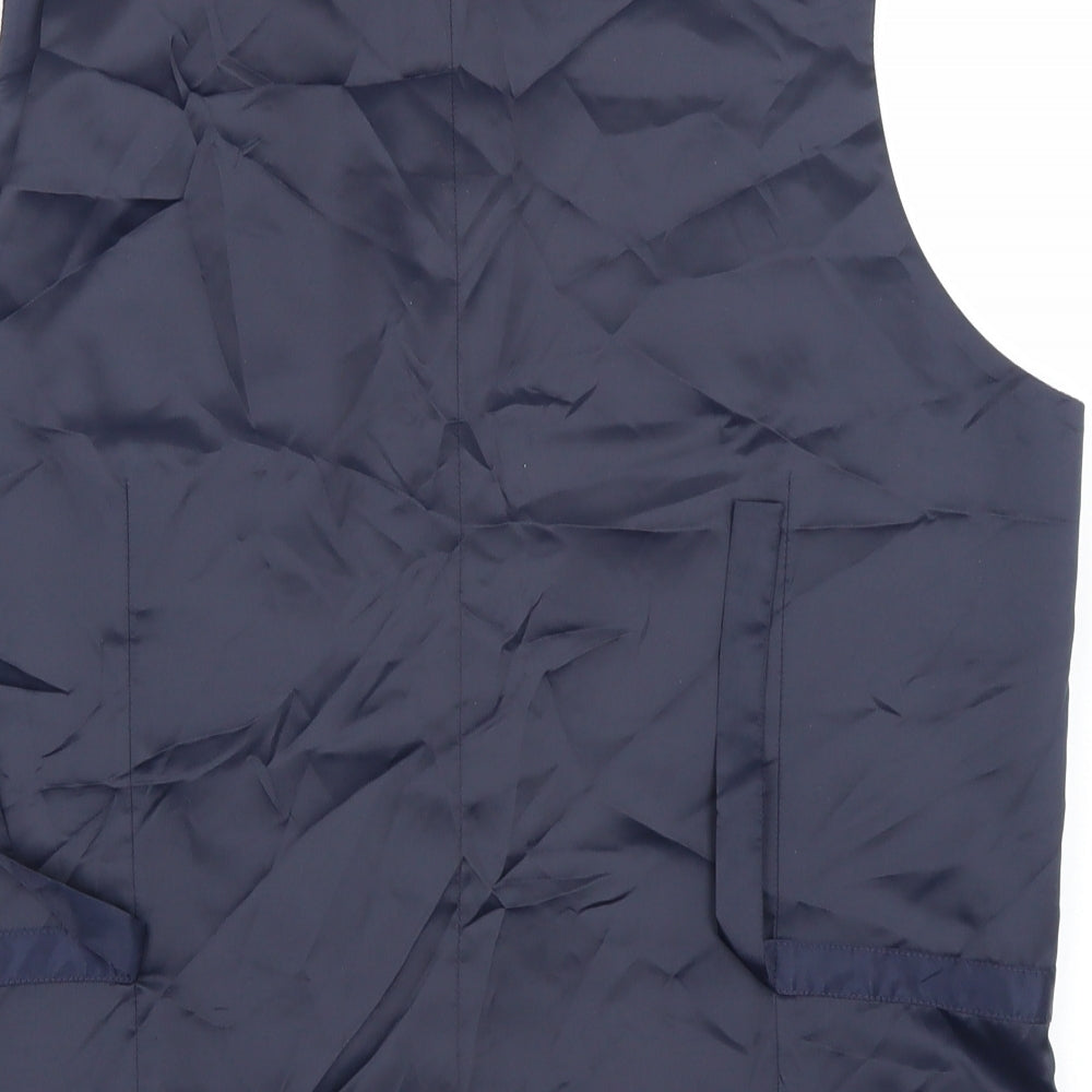 M&S Mens Blue   Jacket Suit Waistcoat Size L