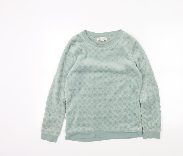 Primark Girls Green Solid Top Pyjama Top Size XS