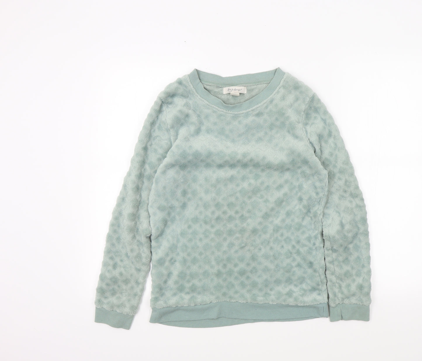 Primark Girls Green Solid  Top Pyjama Top Size XS