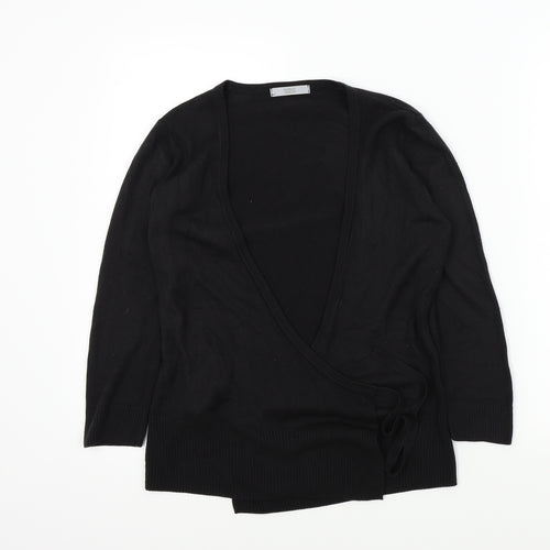 M&S Womens Black   Cardigan Jumper Size 8
