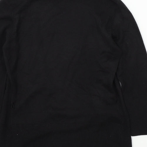 M&S Womens Black   Cardigan Jumper Size 8