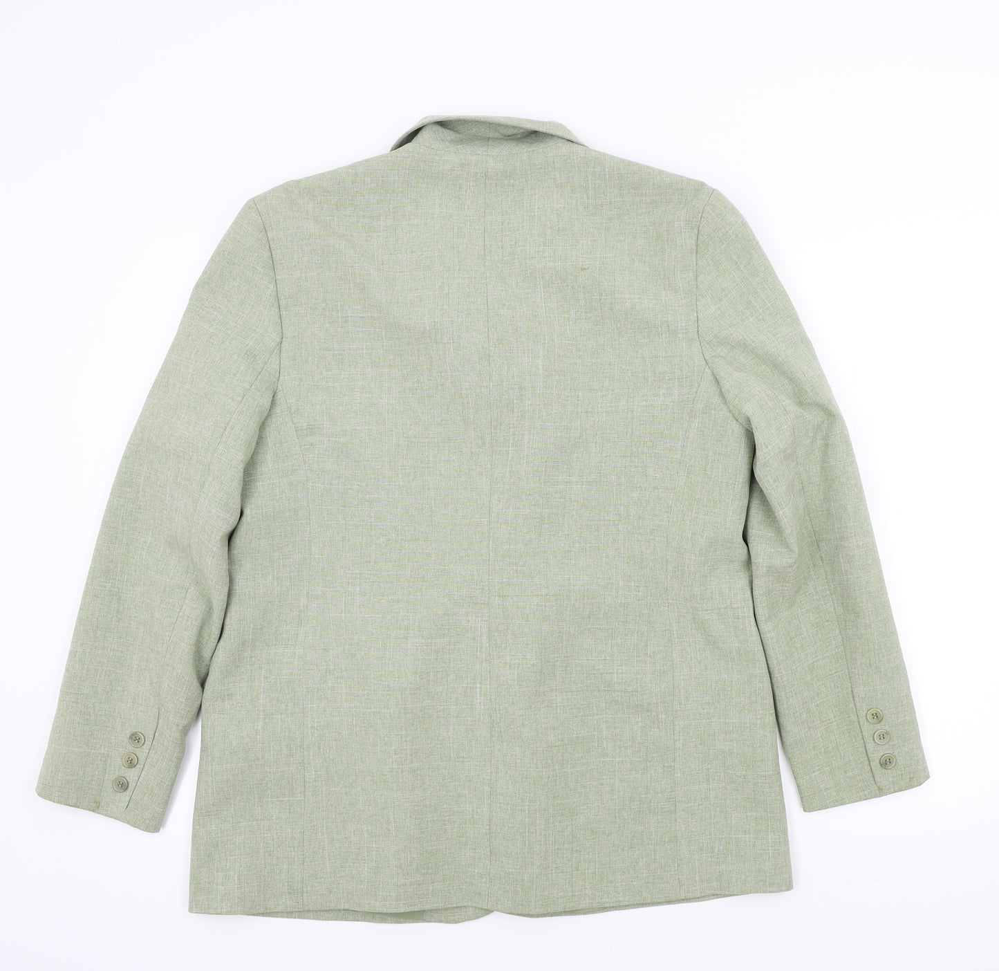 Bonmarché Womens Green Colourblock  Jacket Blazer Size 16