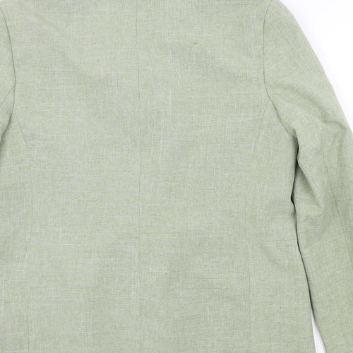 Bonmarché Womens Green Colourblock  Jacket Blazer Size 16