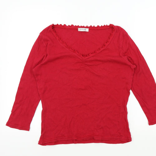 editions Womens Red   Pullover Jumper Size 16