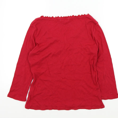 editions Womens Red   Pullover Jumper Size 16