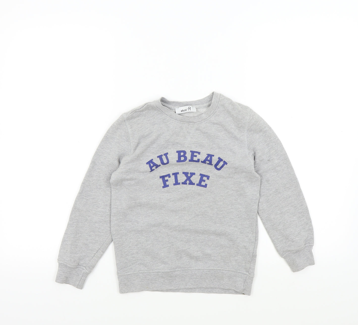 Abcd R Boys Grey   Pullover Jumper Size 8 Years