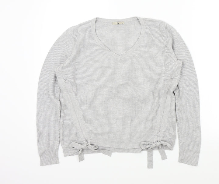 TU Womens Grey Pullover Jumper Size 12