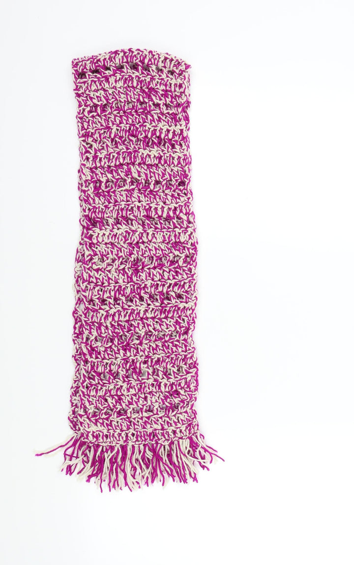 Preworn Womens Pink Scarf
