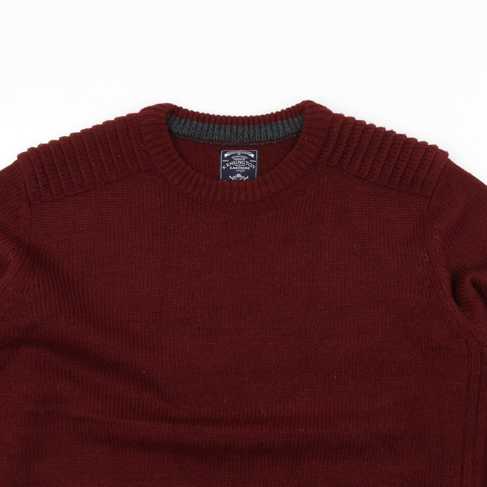 Kensington Mens Red   Pullover Jumper Size L