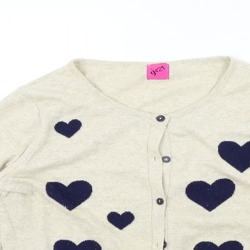 George Womens Beige   Cardigan Jumper Size 16