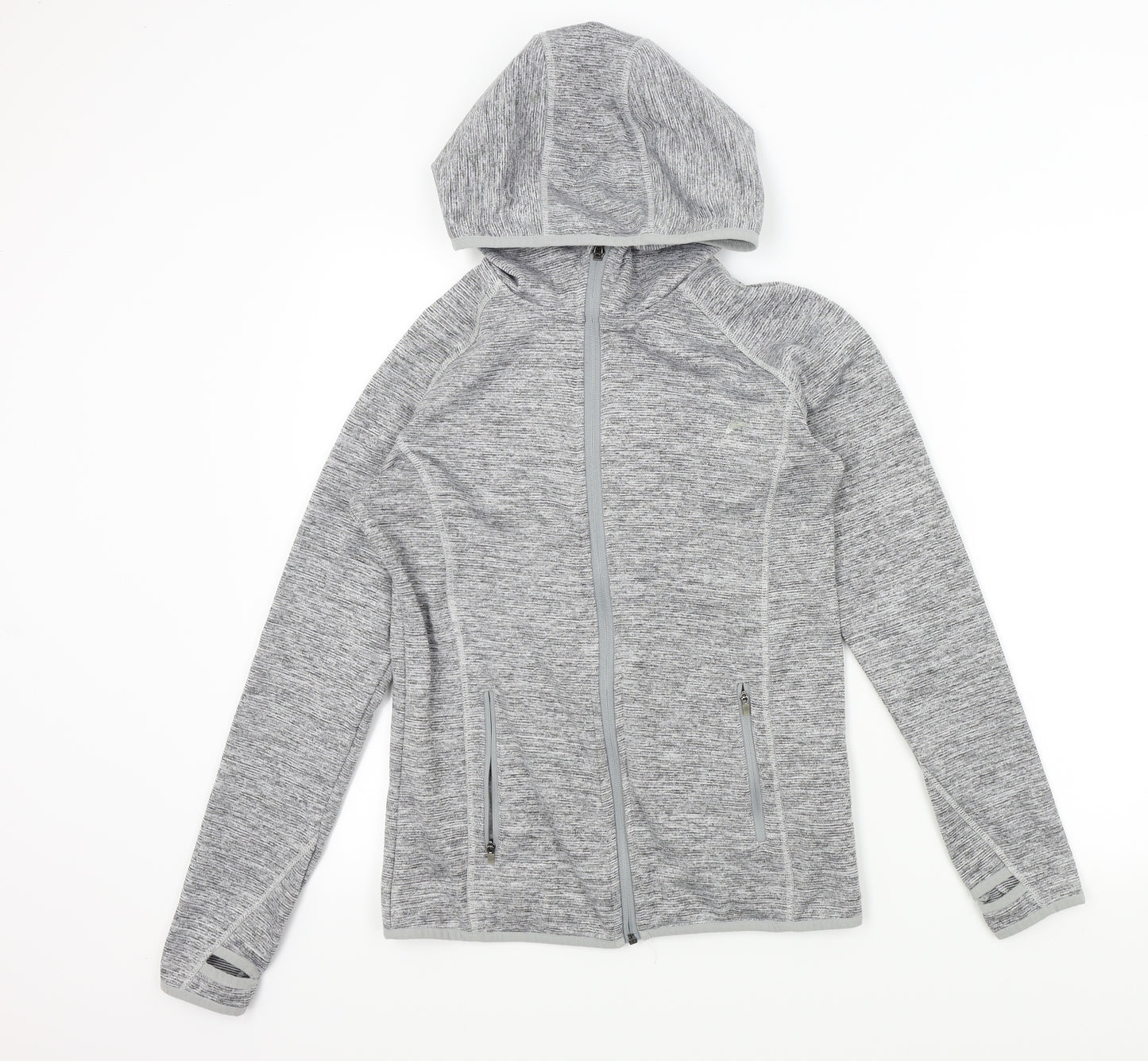 F&F Womens Grey   Full Zip Hoodie Size S