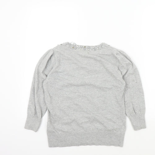 Monsoon Womens Grey   Pullover Jumper Size M