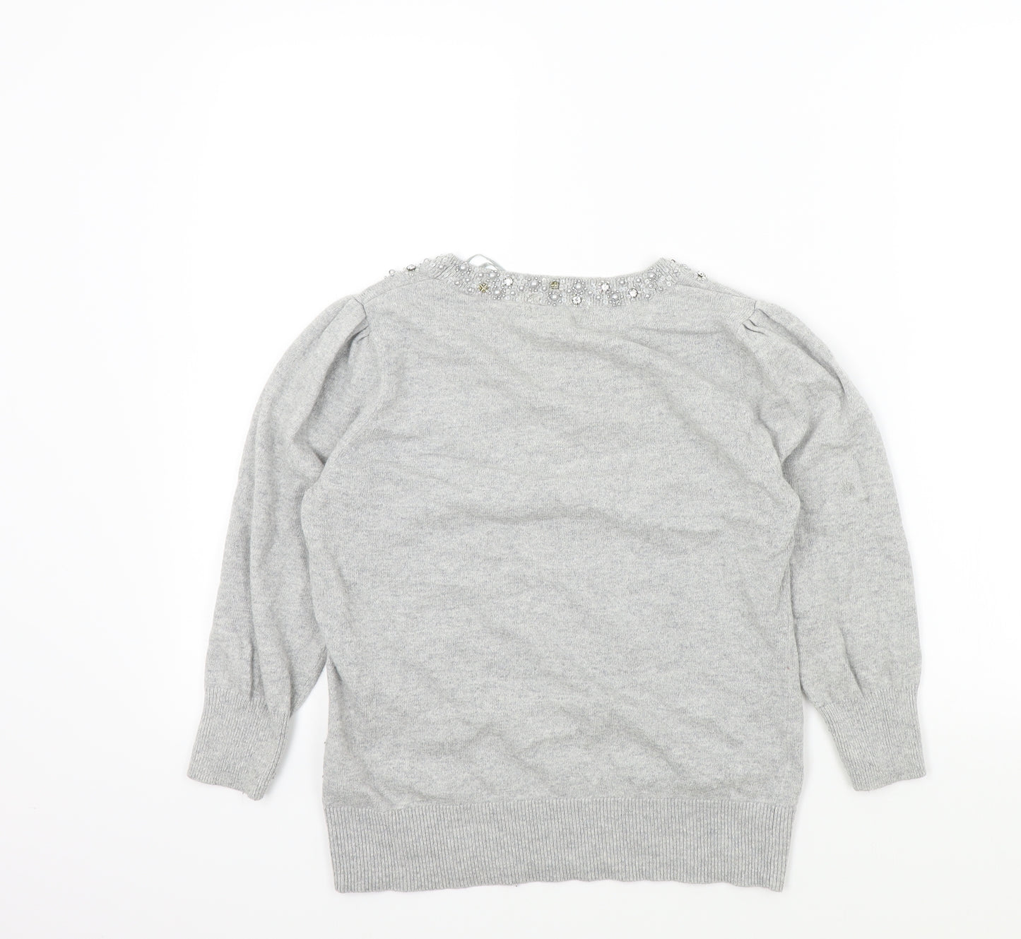 Monsoon Womens Grey   Pullover Jumper Size M