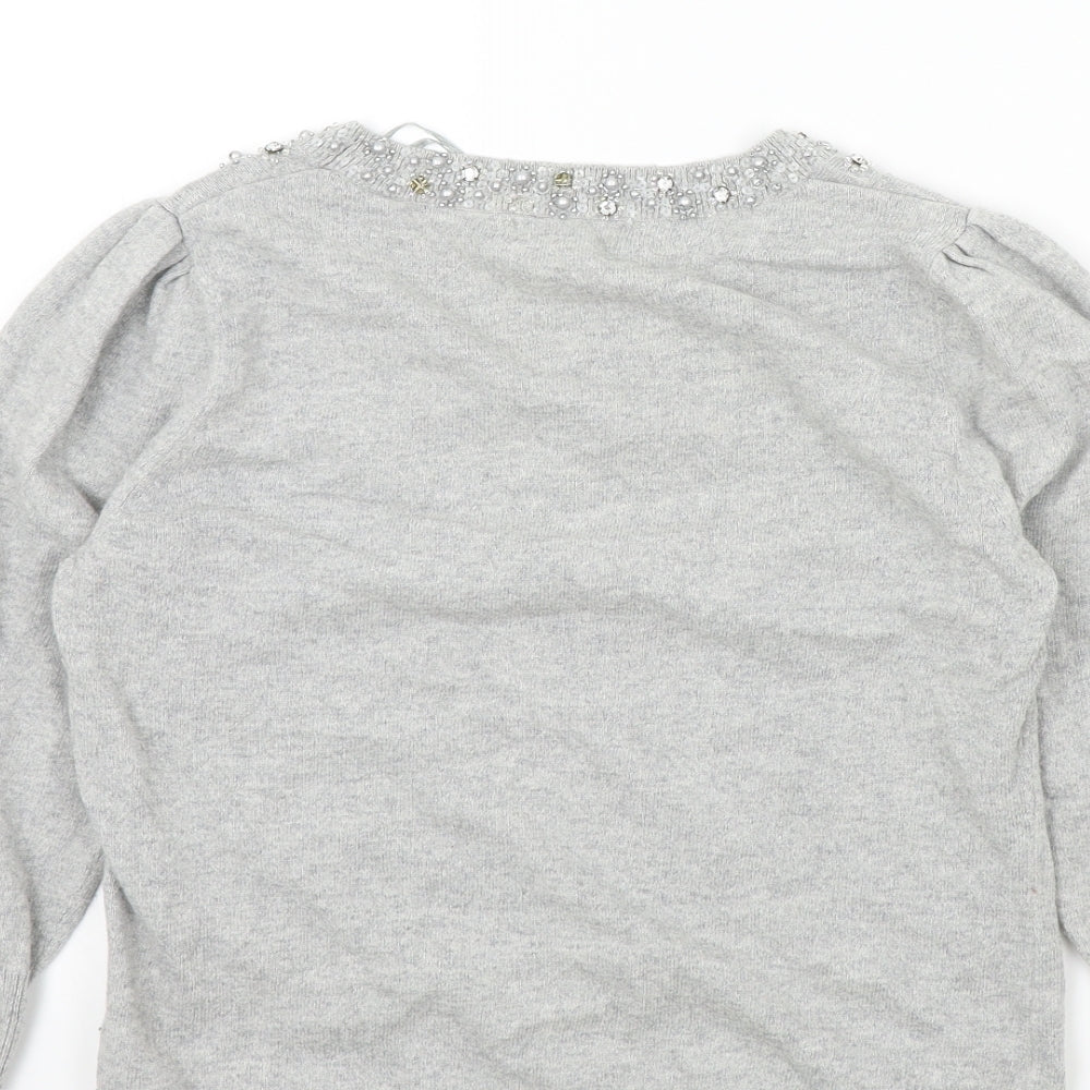 Monsoon Womens Grey   Pullover Jumper Size M