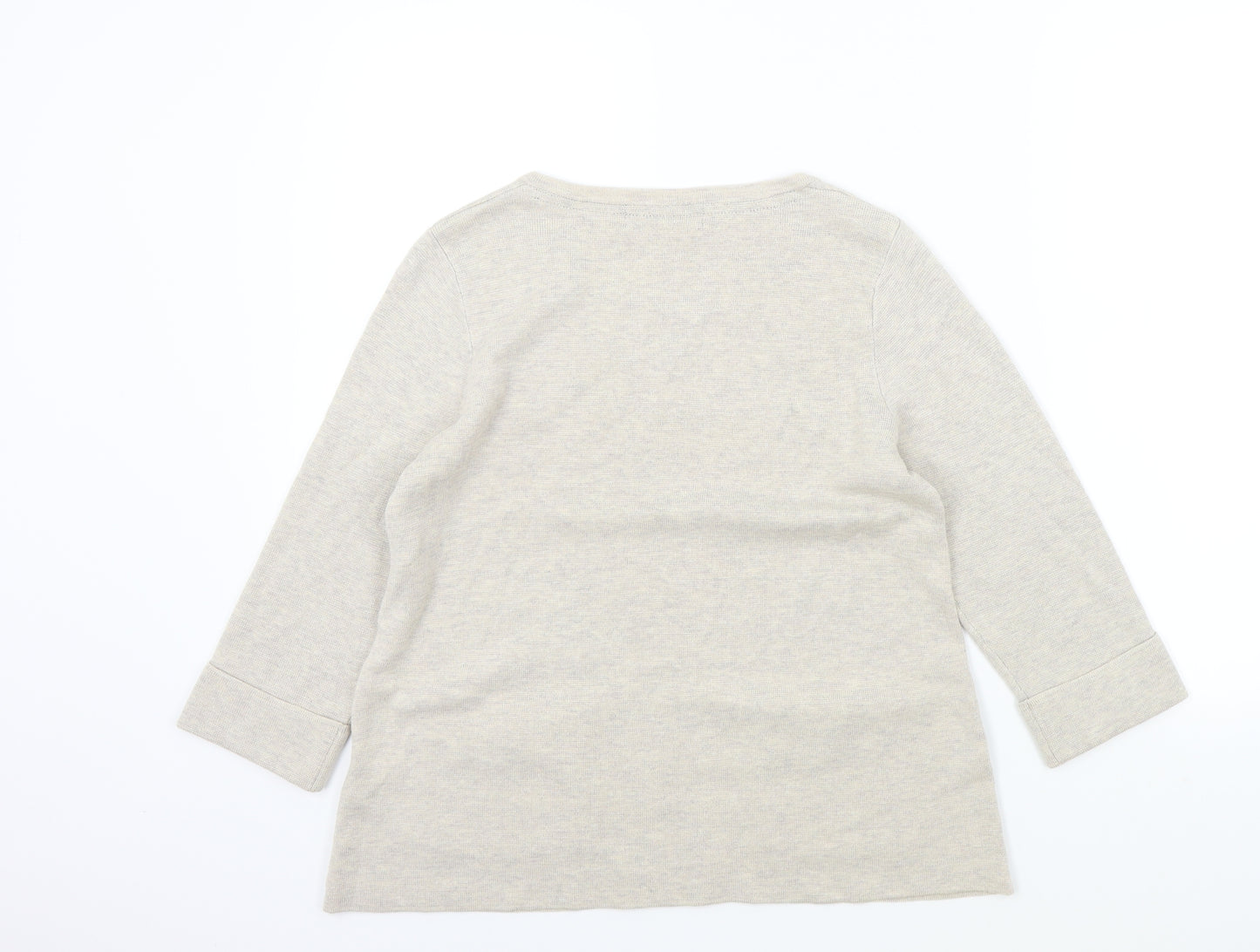 M&S Womens Beige   Pullover Jumper Size 12