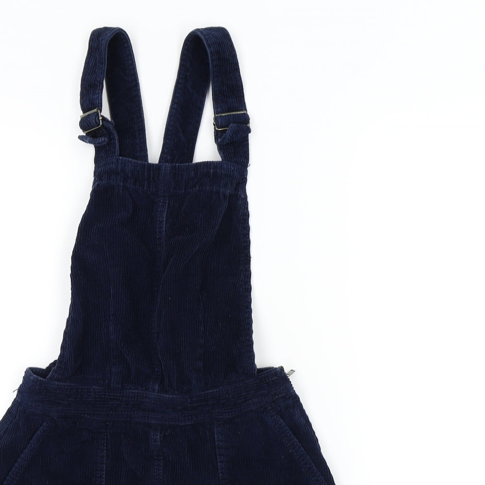 BDG Womens Blue Colourblock  Pinafore/Dungaree Dress  Size S