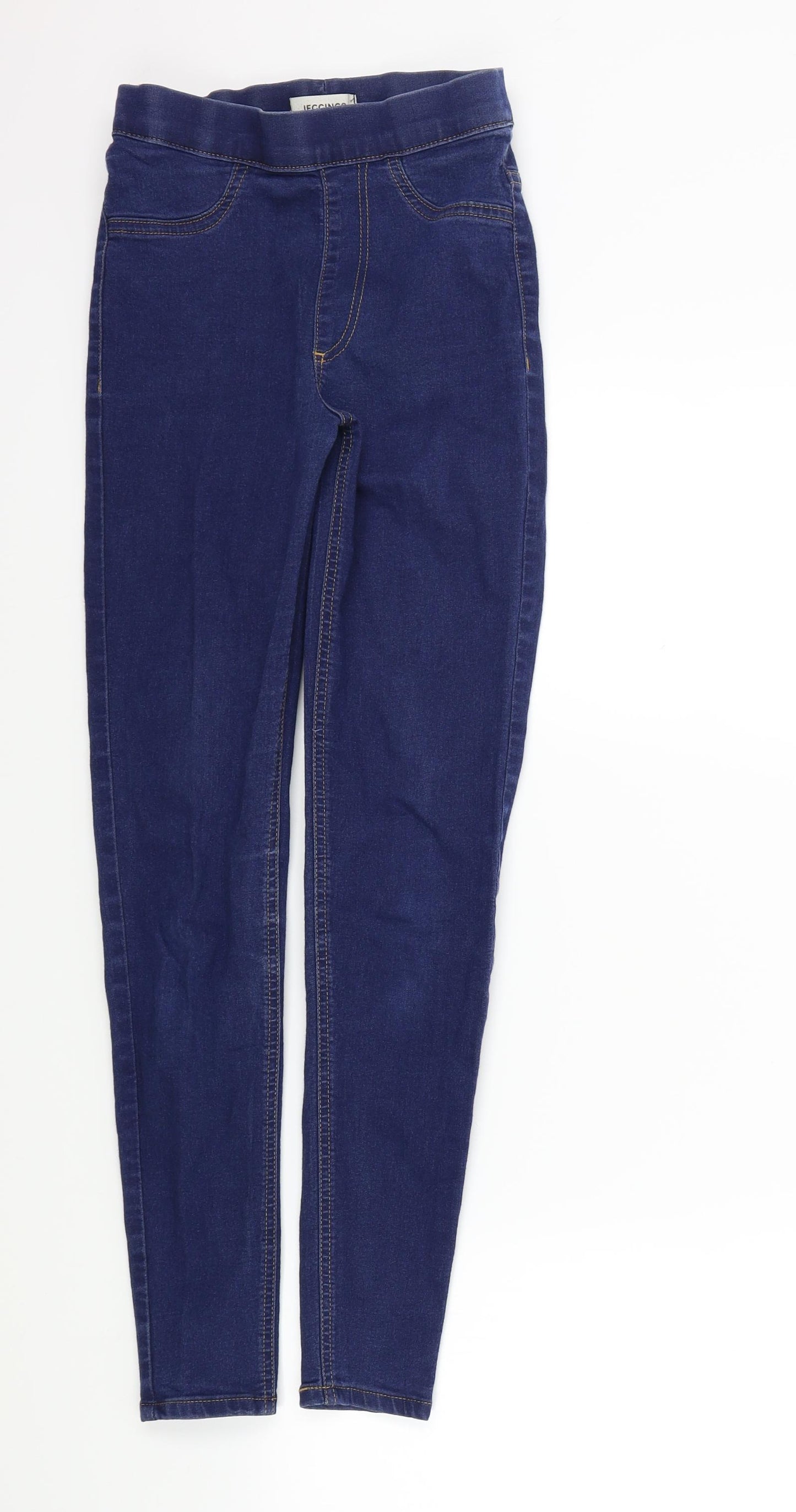M&S Womens Blue   Straight Jeans Size 6 L28 in