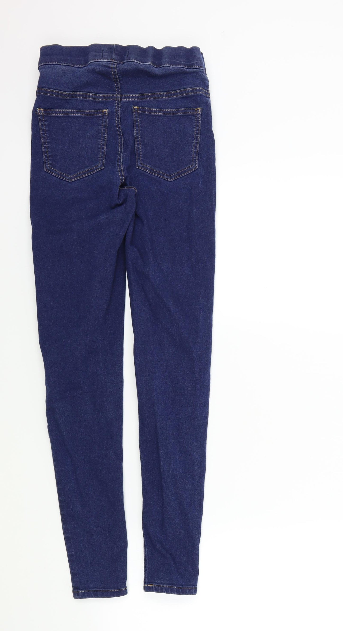 M&S Womens Blue   Straight Jeans Size 6 L28 in