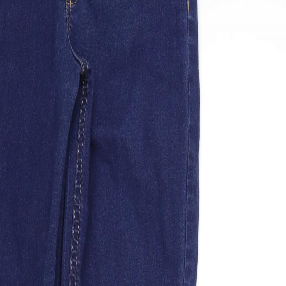 M&S Womens Blue   Straight Jeans Size 6 L28 in