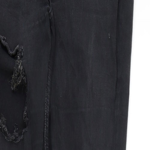 Topshop Womens Black   Skinny Jeans Size 30 L29 in