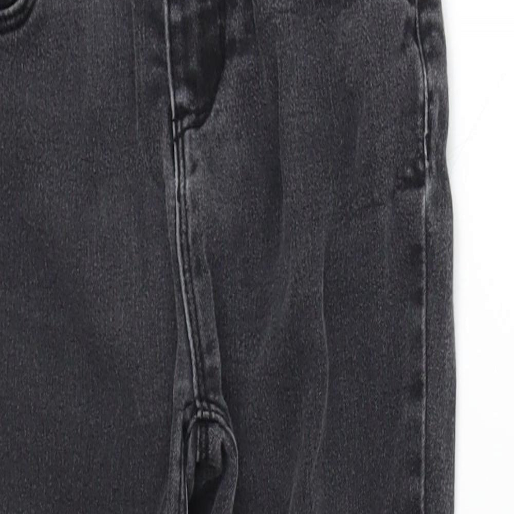 denim&co Boys Black Colourblock  Skinny Jeans Size 4-5 Years