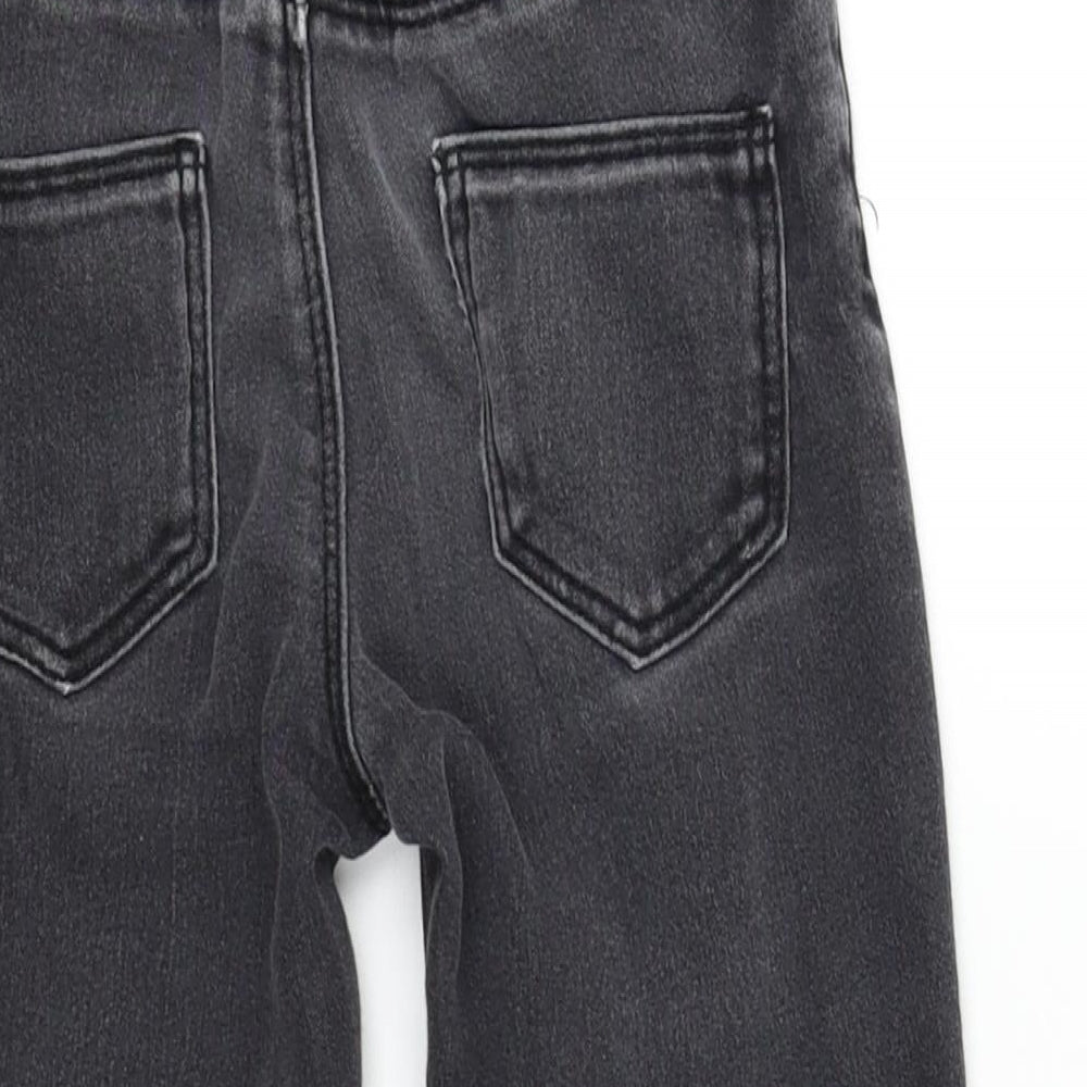denim&co Boys Black Colourblock  Skinny Jeans Size 4-5 Years