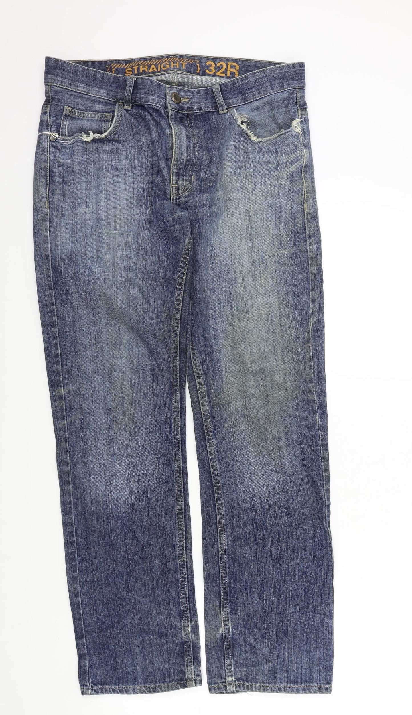 NEXT Womens Blue   Straight Jeans Size 32 in L31 in