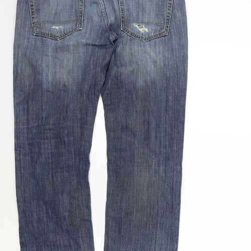 NEXT Womens Blue   Straight Jeans Size 32 in L31 in