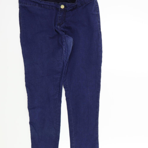 Preworn Womens Blue   Straight Jeans Size 12 L28 in