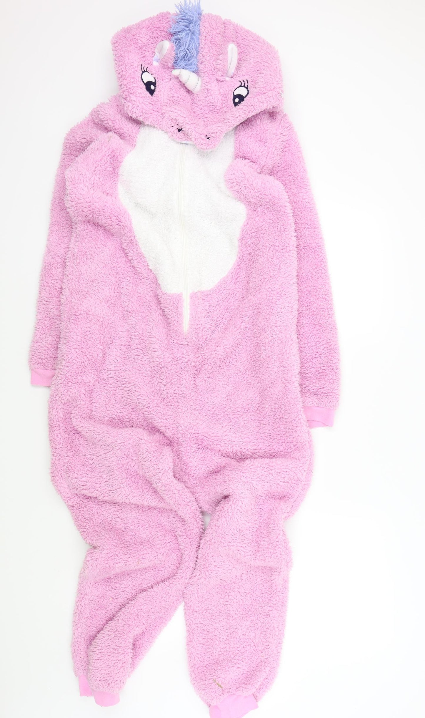 John Lewis Womens Pink Solid  Top One Piece Size 14  - UNICORN