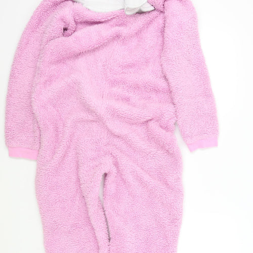John Lewis Womens Pink Solid  Top One Piece Size 14  - UNICORN