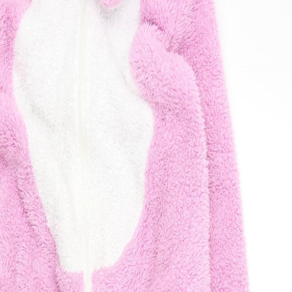 John Lewis Womens Pink Solid  Top One Piece Size 14  - UNICORN