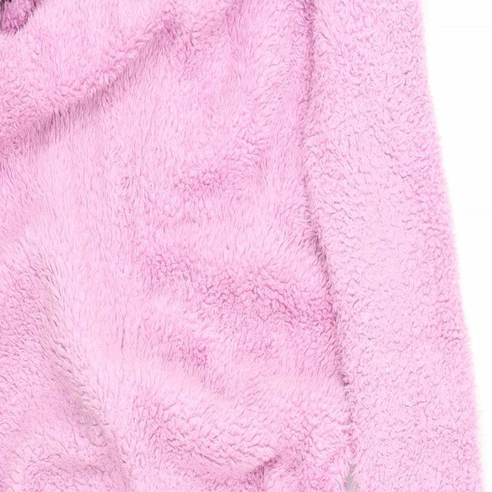 John Lewis Womens Pink Solid  Top One Piece Size 14  - UNICORN