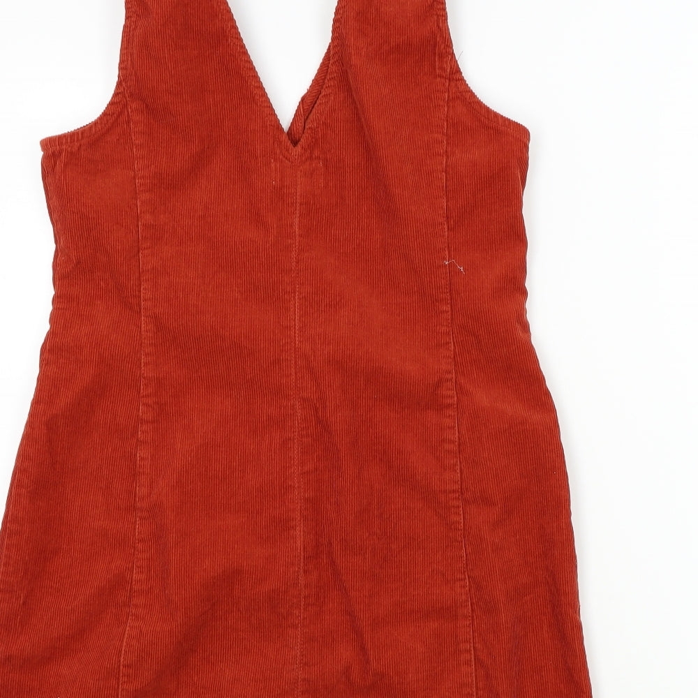 Miss Selfridge Womens Brown Colourblock  A-Line  Size 12