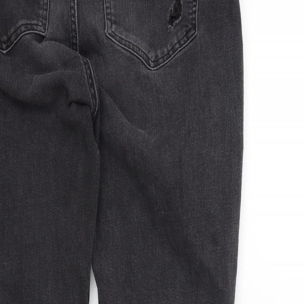 H&M Womens Black   Skinny Jeans Size 12 L27 in