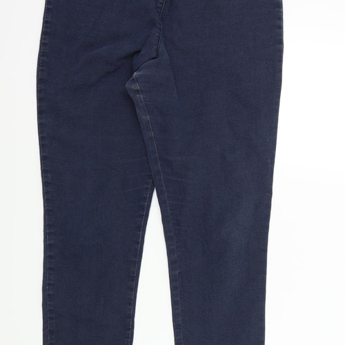 M&S Womens Blue   Skinny Jeans Size 14 L27 in