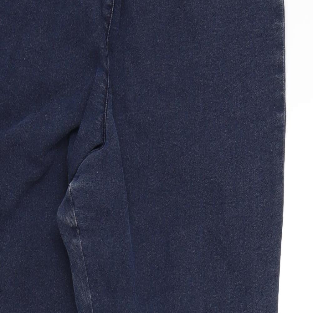 M&S Womens Blue   Skinny Jeans Size 14 L27 in